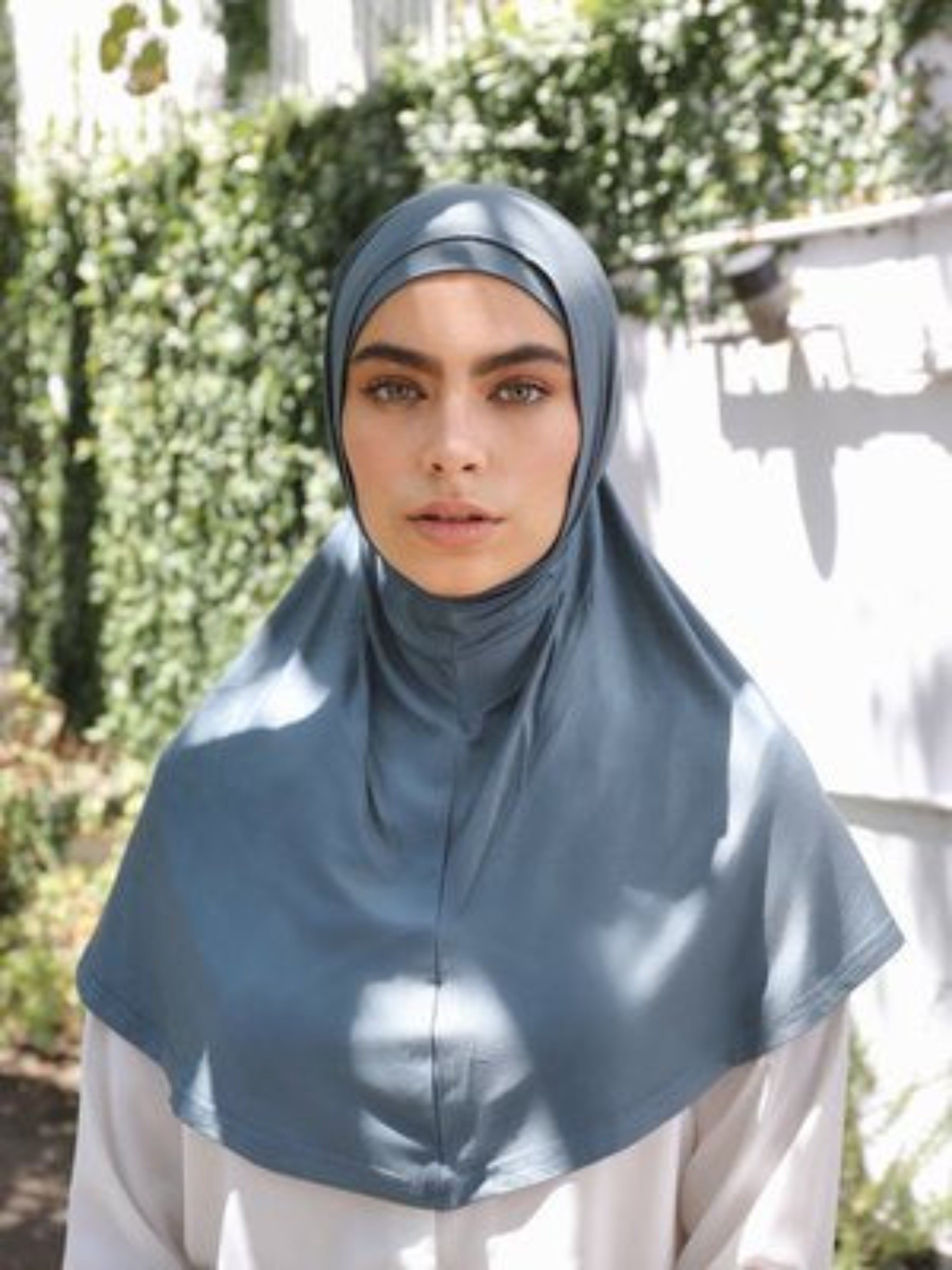 Slip on Hijab - Brittany blue (J)