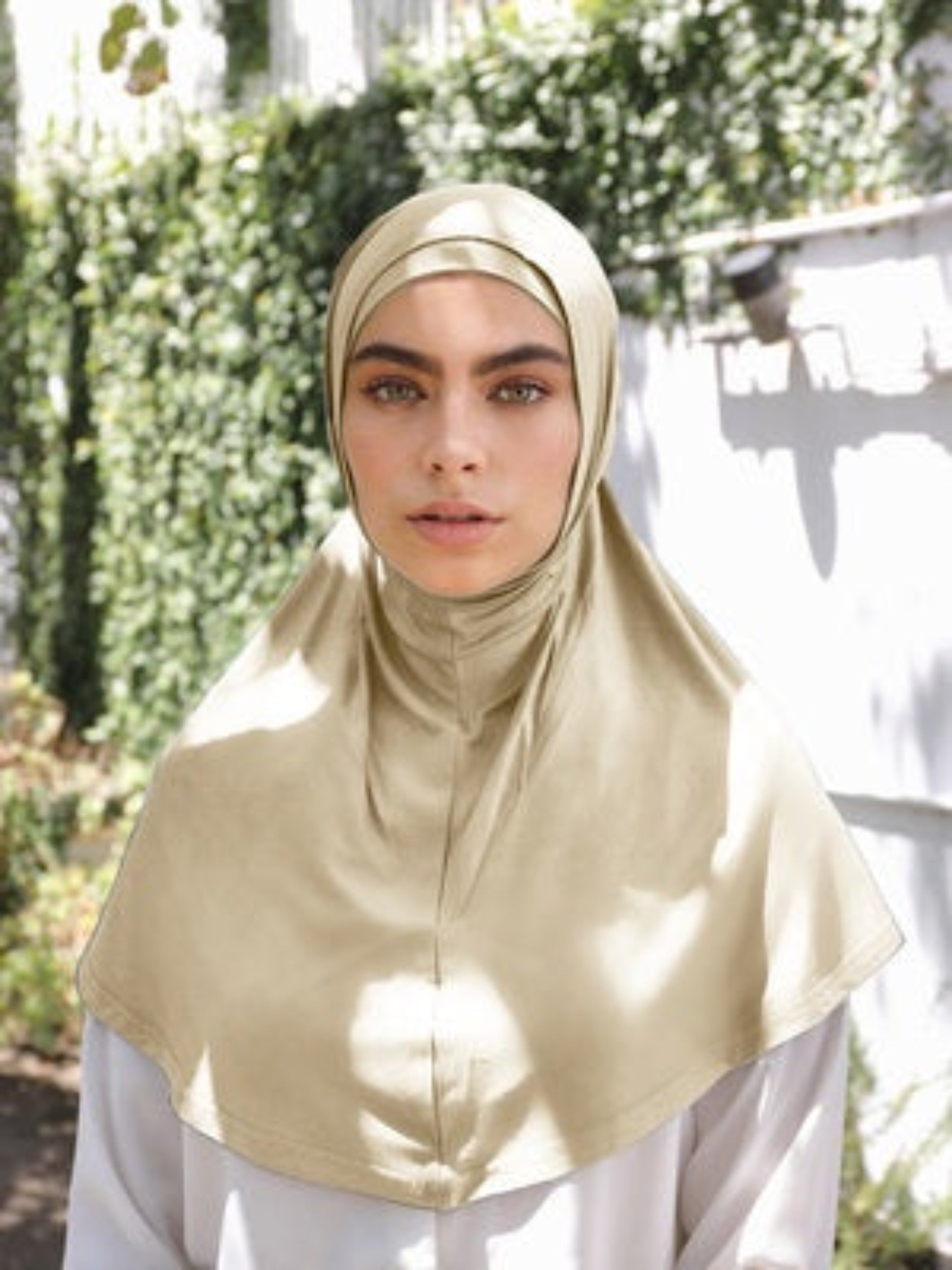 Slip on Hijab -  Flax (J)