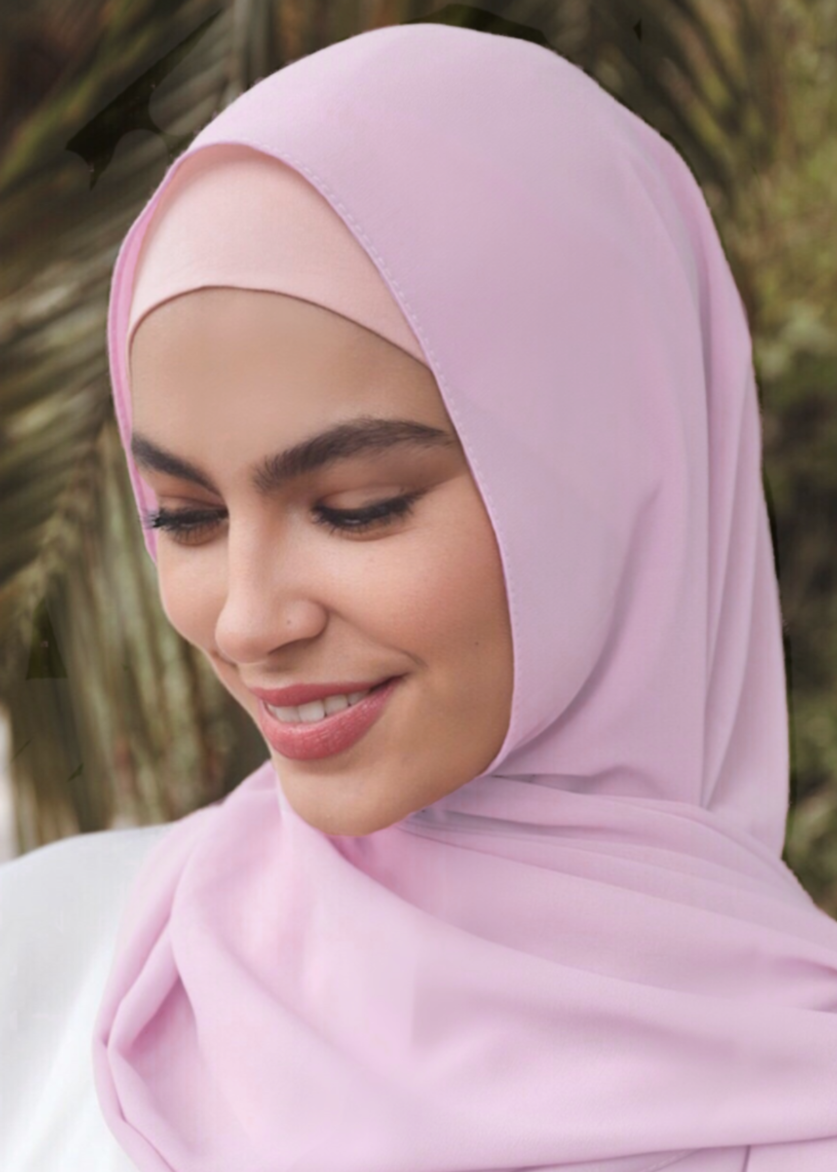 Premium Chiffon Hijab - Blush Pink - Nasiba