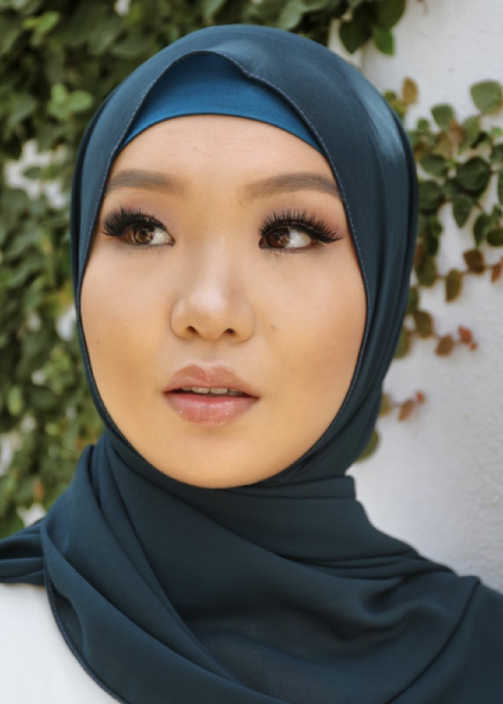 Premium Chiffon Hijab - Deep Marine Blue