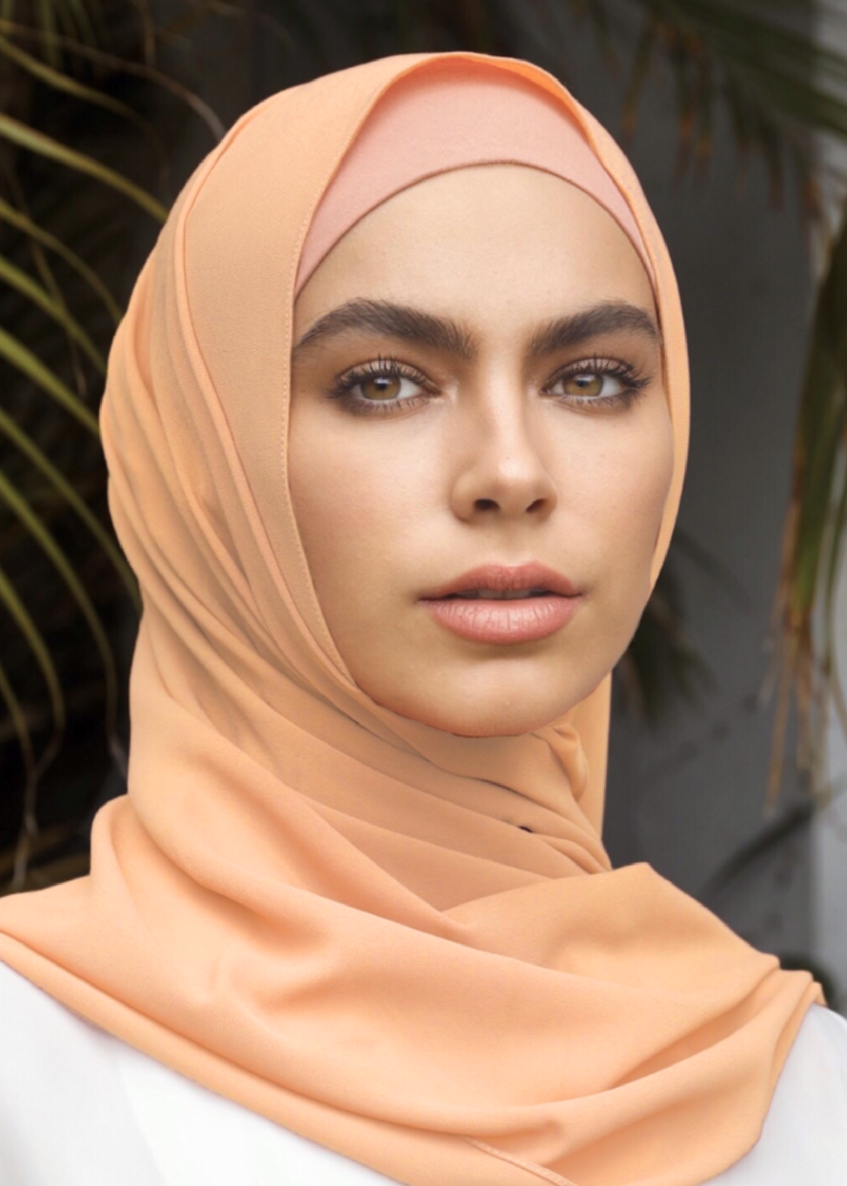 Premium Chiffon Hijab - Naïve Peach