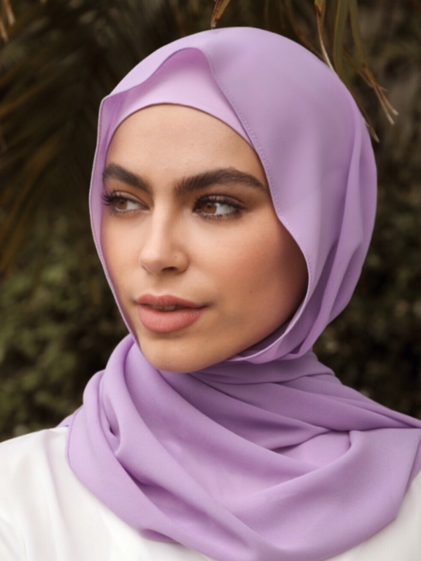 Premium Chiffon Hijab - Periwinkle - Nasiba